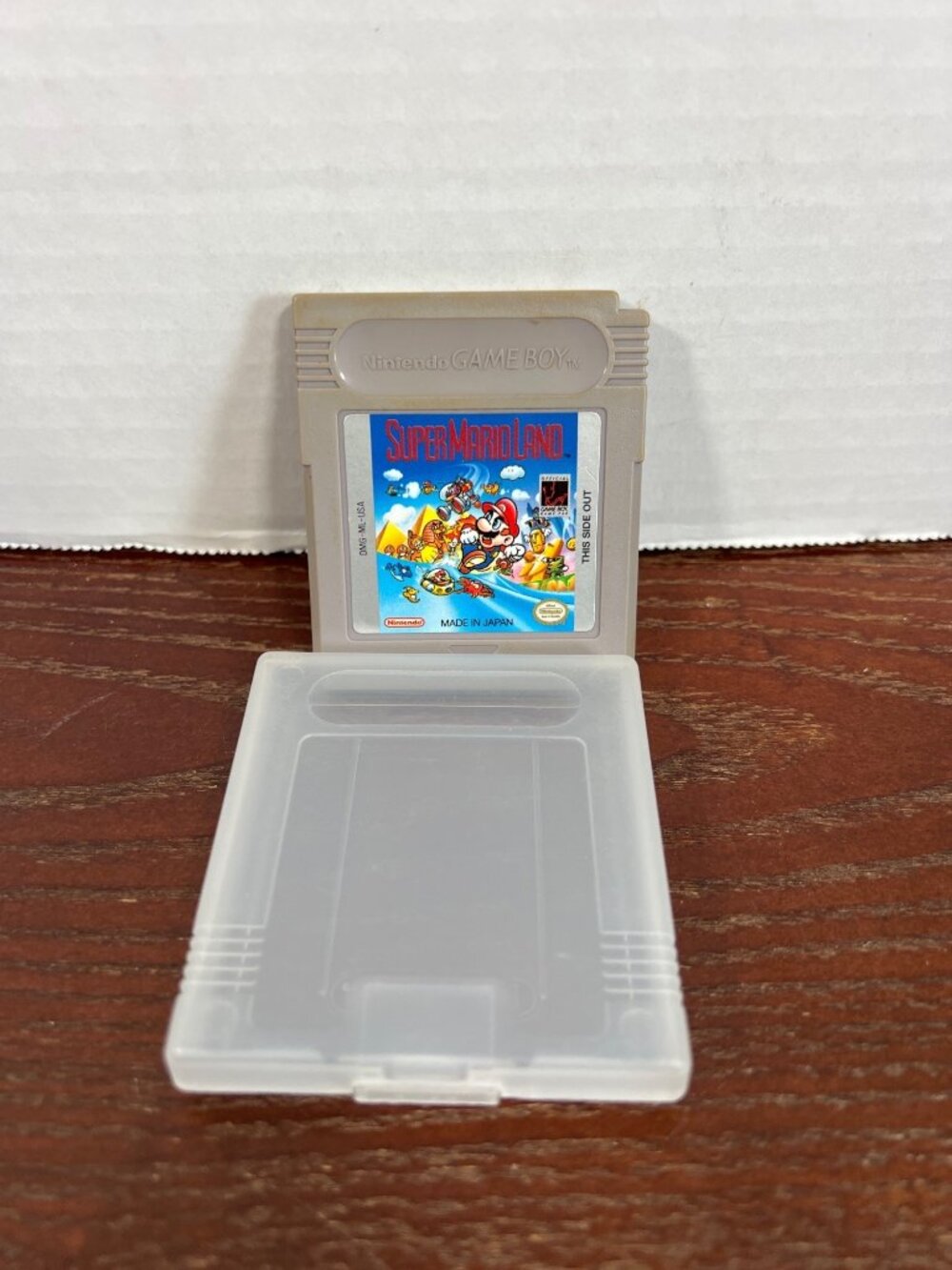 Nintendo Game Boy Super Mario Land Cartridge With Protective Case Made In Japan